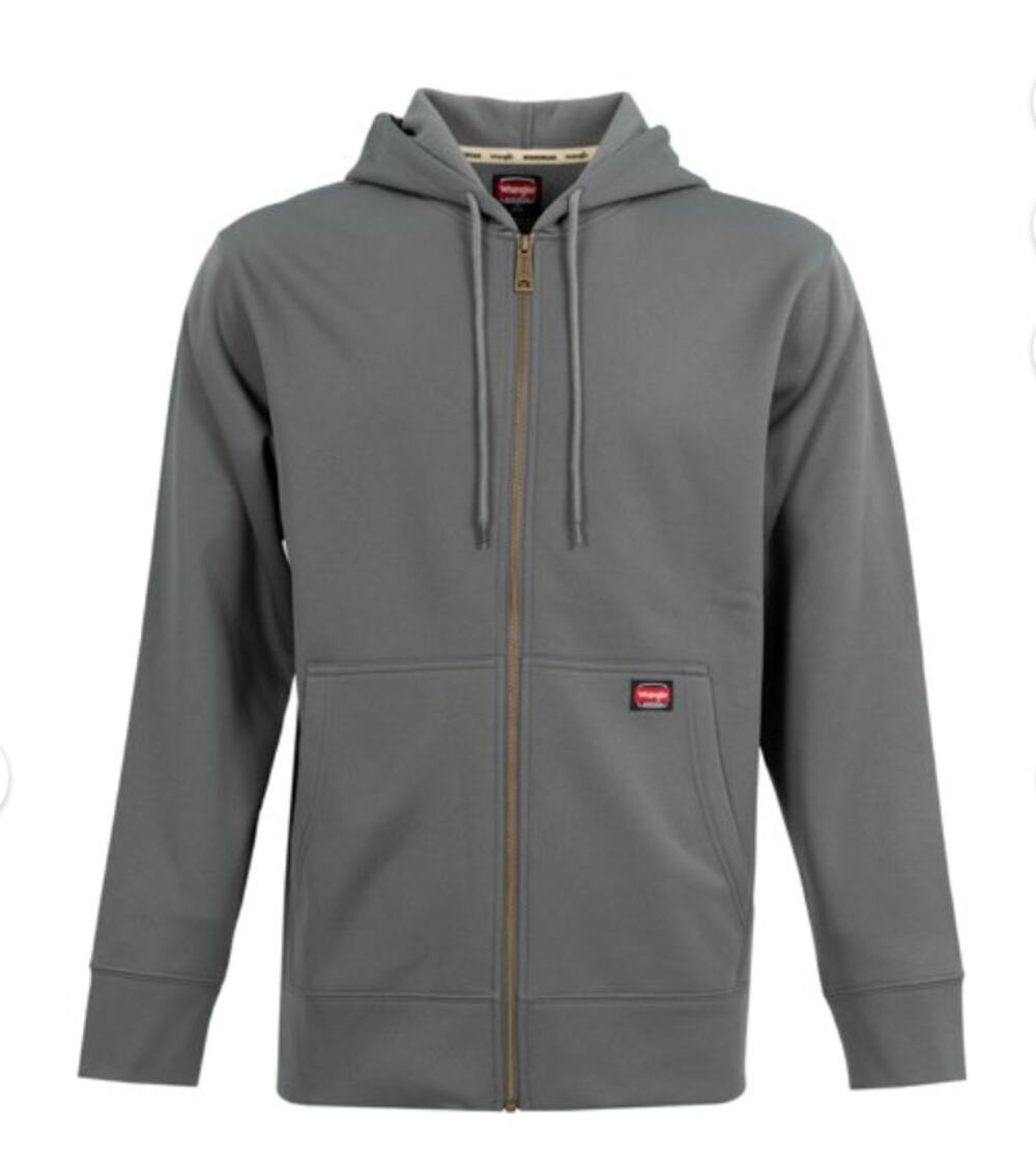 Wrangler Full-Zip Performance Fleece Hooded Jacket Sz Large